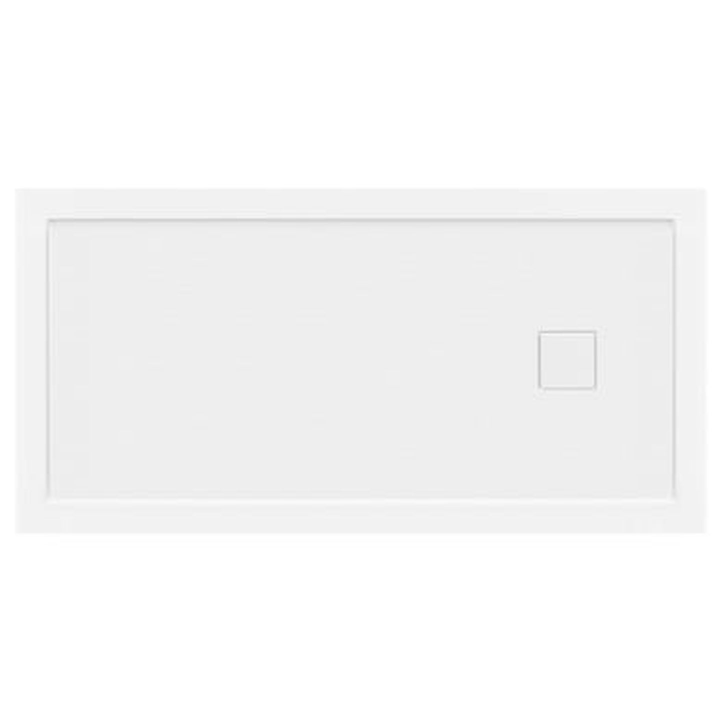 LessCare 60" x 30" Left Double Threshold Shower Pan Base Wall Corner Right Drain