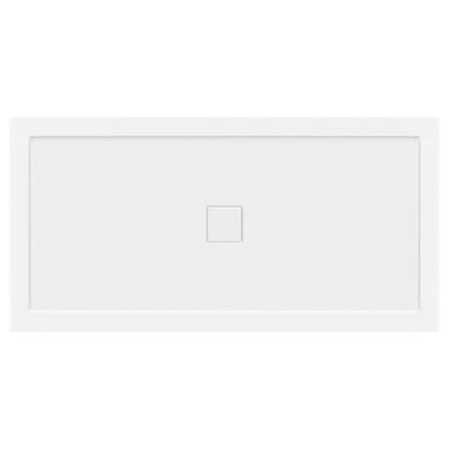 LessCare 60" x 30" Single Threshold Shower Pan Base Alcove Center Drain