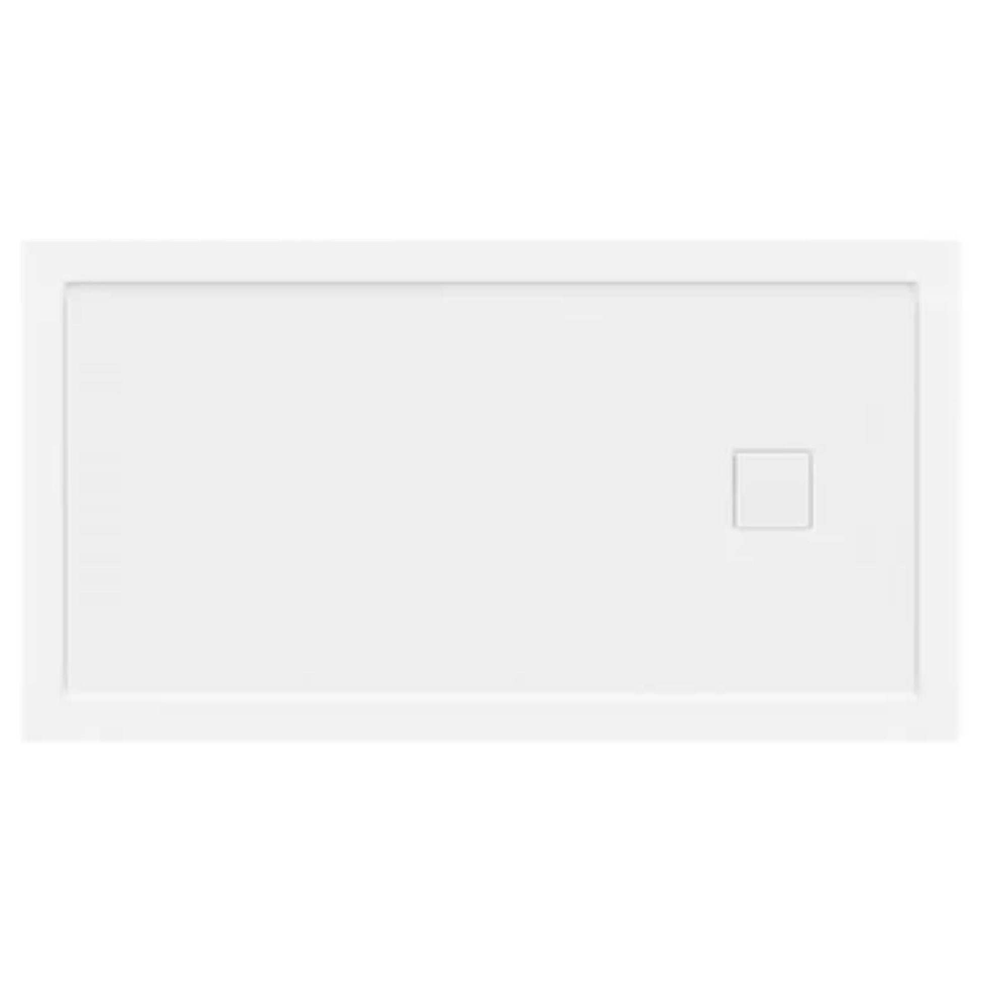 LessCare 60" x 32" Left Double Threshold Shower Pan Base Wall Corner Left Drain