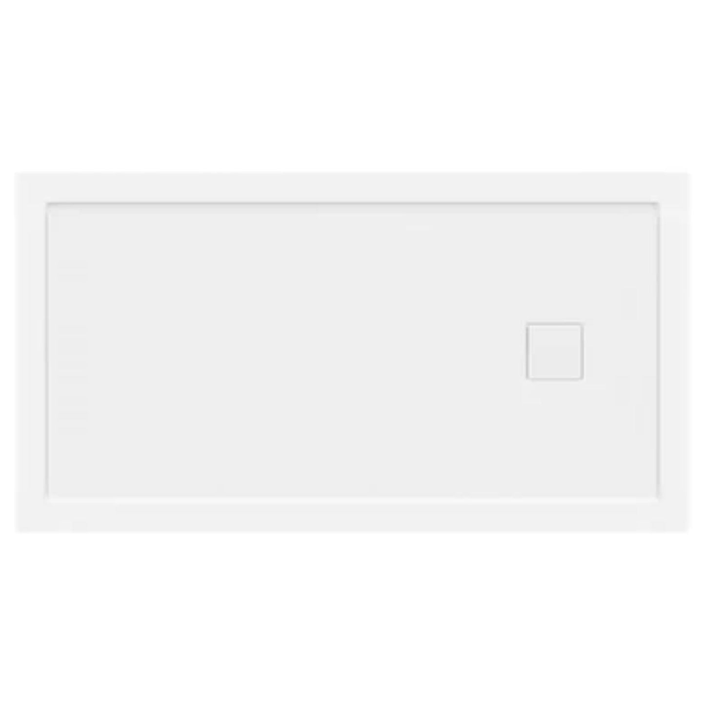 LessCare 60" x 32" Left Double Threshold Shower Pan Base Wall Corner Right Drain