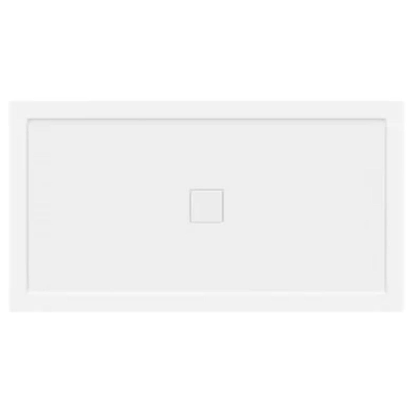 LessCare 60" x 32" Right Double Threshold Shower Pan Base Wall Corner Center Drain