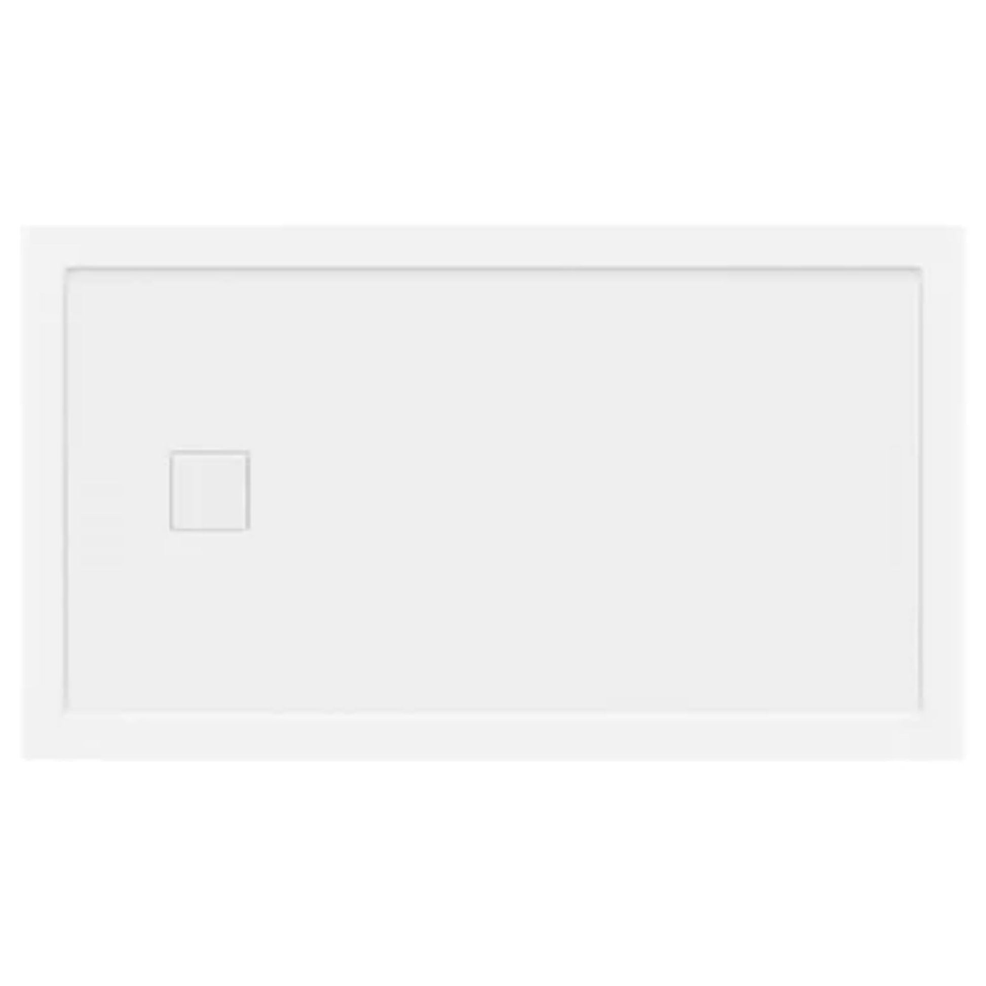 LessCare 60" x 34" Left Double Threshold Shower Pan Base Wall Corner Right Drain