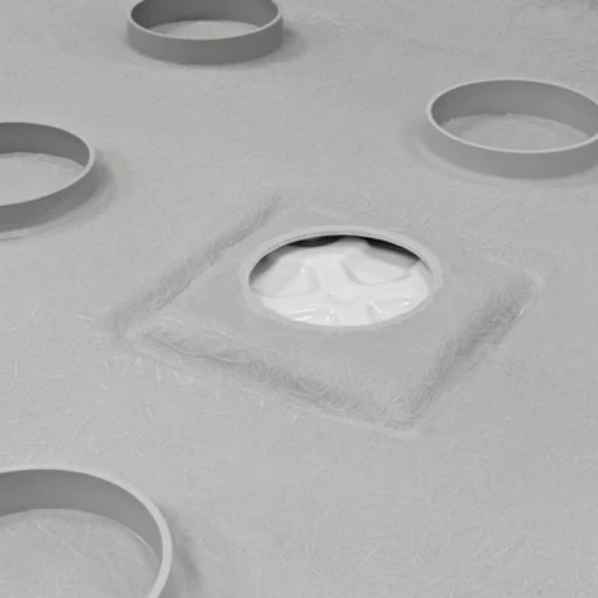 LessCare 60" x 34" Single/Double Threshold Shower Base Pan Center Drain