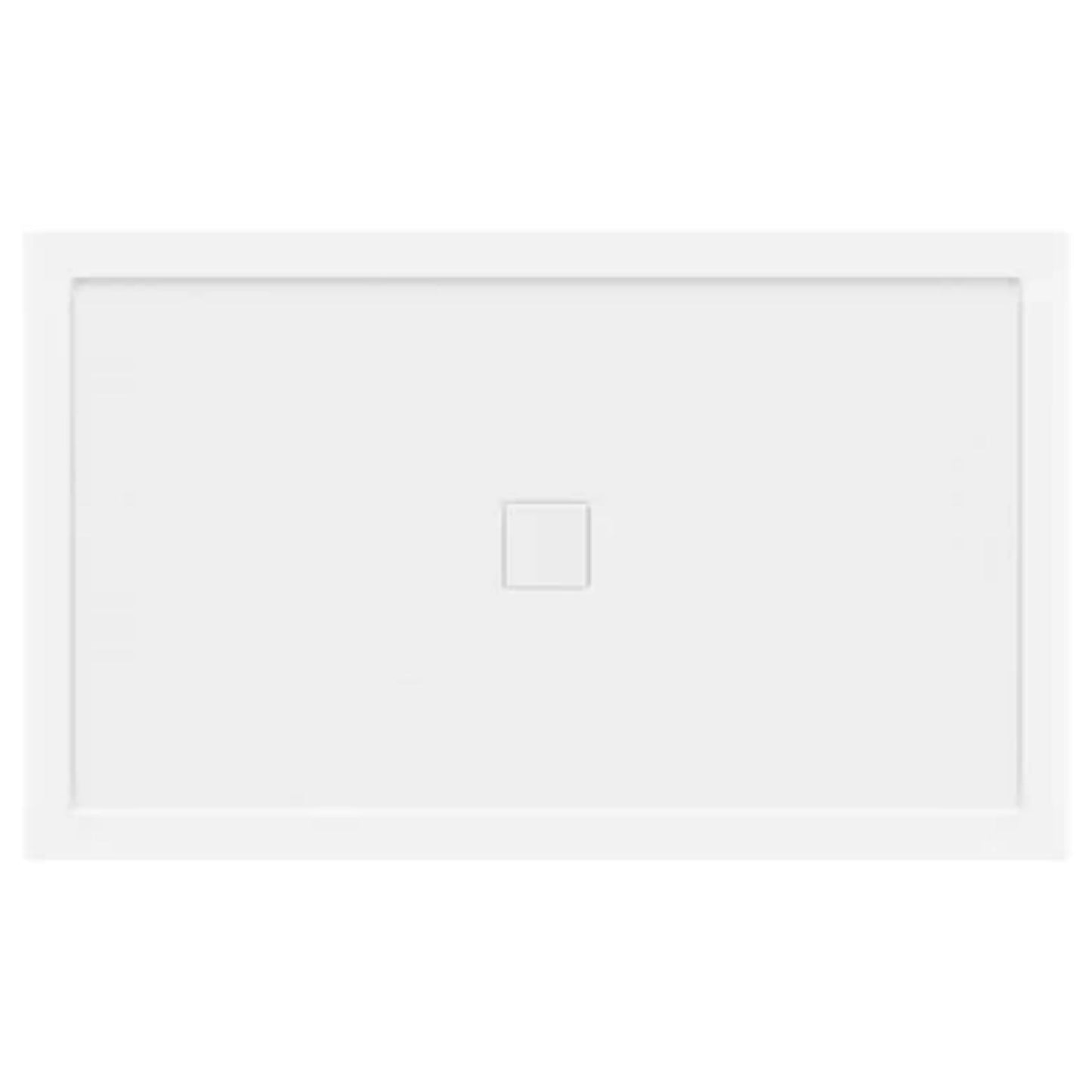 LessCare 60" x 36" Right Double Threshold Shower Pan Base Wall Corner Center Drain