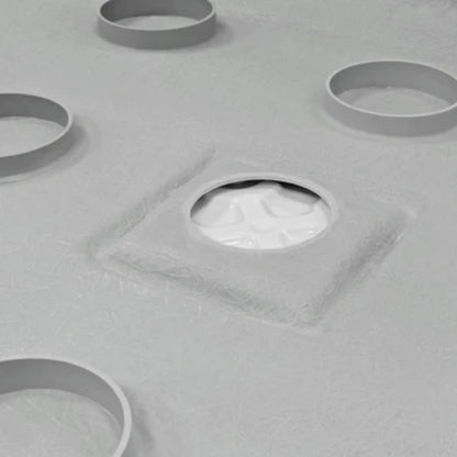 LessCare 60" x 36" Single/Double Threshold Shower Base Pan Center Drain