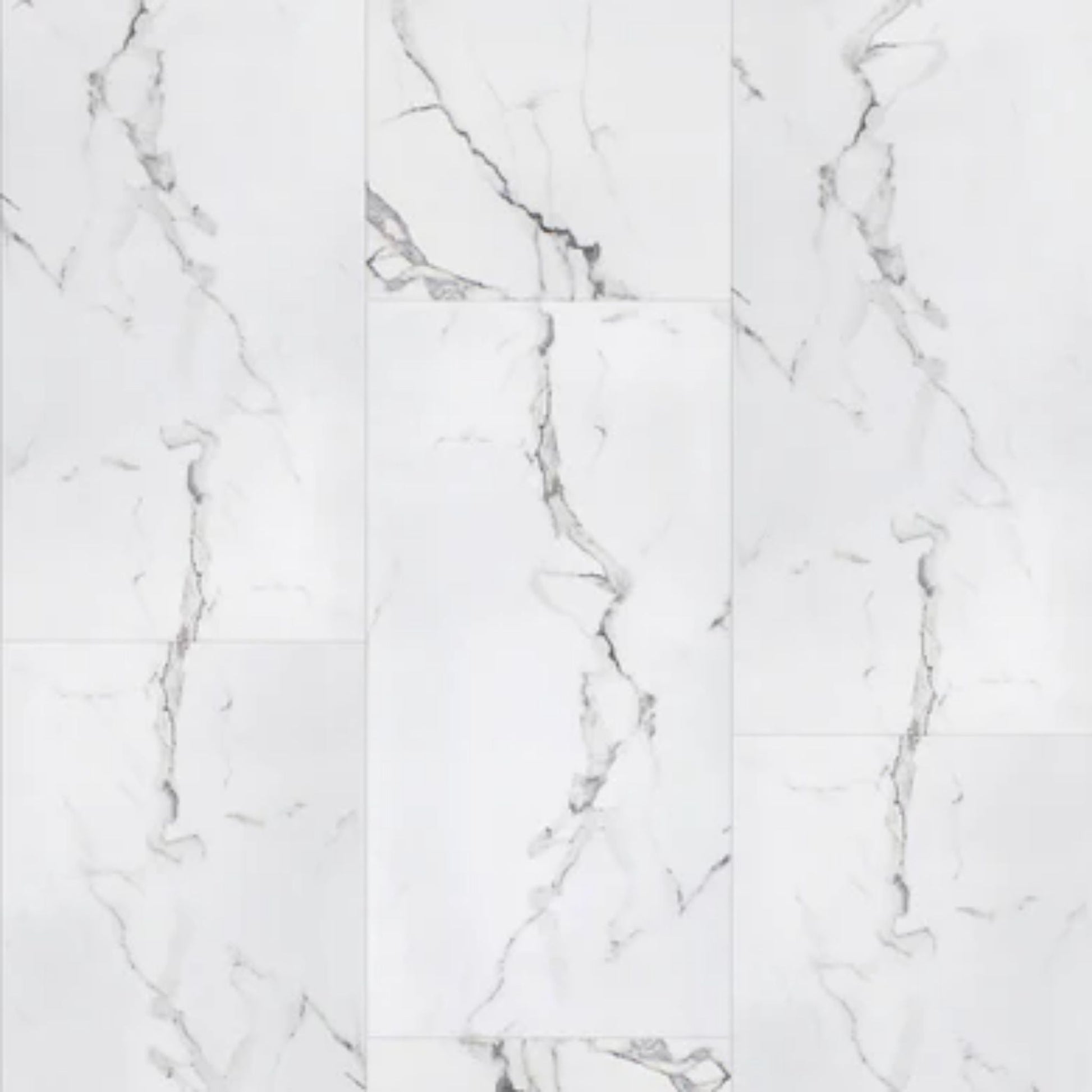 LessCare 6.5mm MSPC Calacatta Matte Vinyl Flooring – 15.51 Sq. Ft. per Box (Set of 8 Planks)