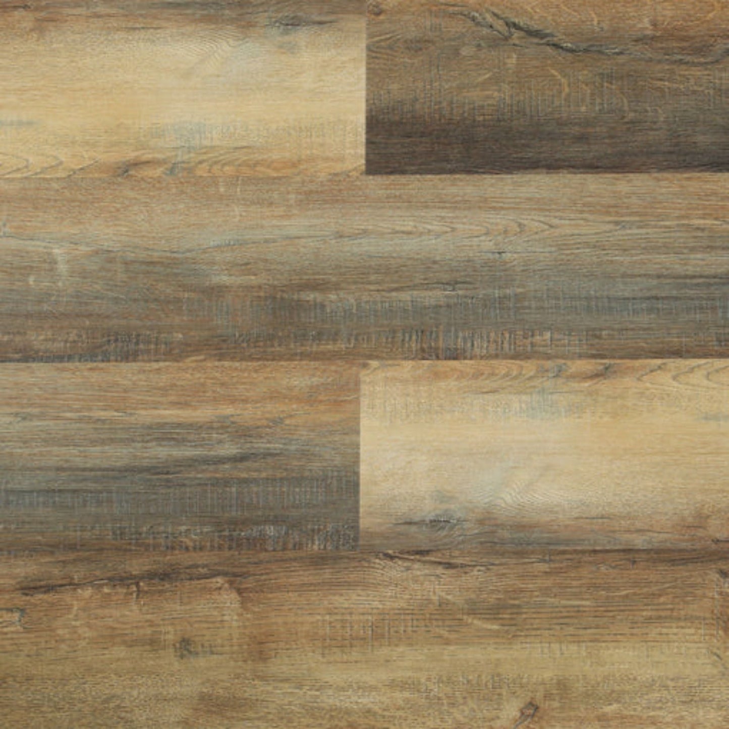LessCare 6.5mm WPC Creek Oak Vinyl Flooring – 21.06 Sq. Ft. per Box (Set of 11 Planks)