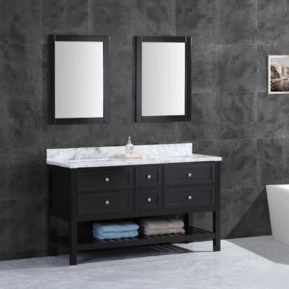 LessCare 71" Espresso Vanity Cabinet Set