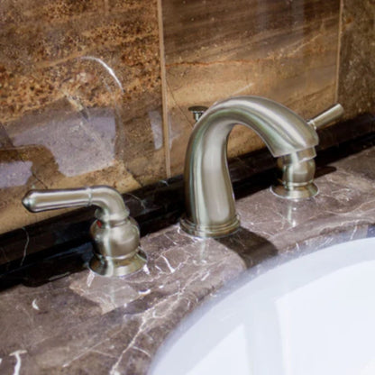 LessCare Brushed Nickel Finish 4 In Spread Bathroom Faucet - LB4B