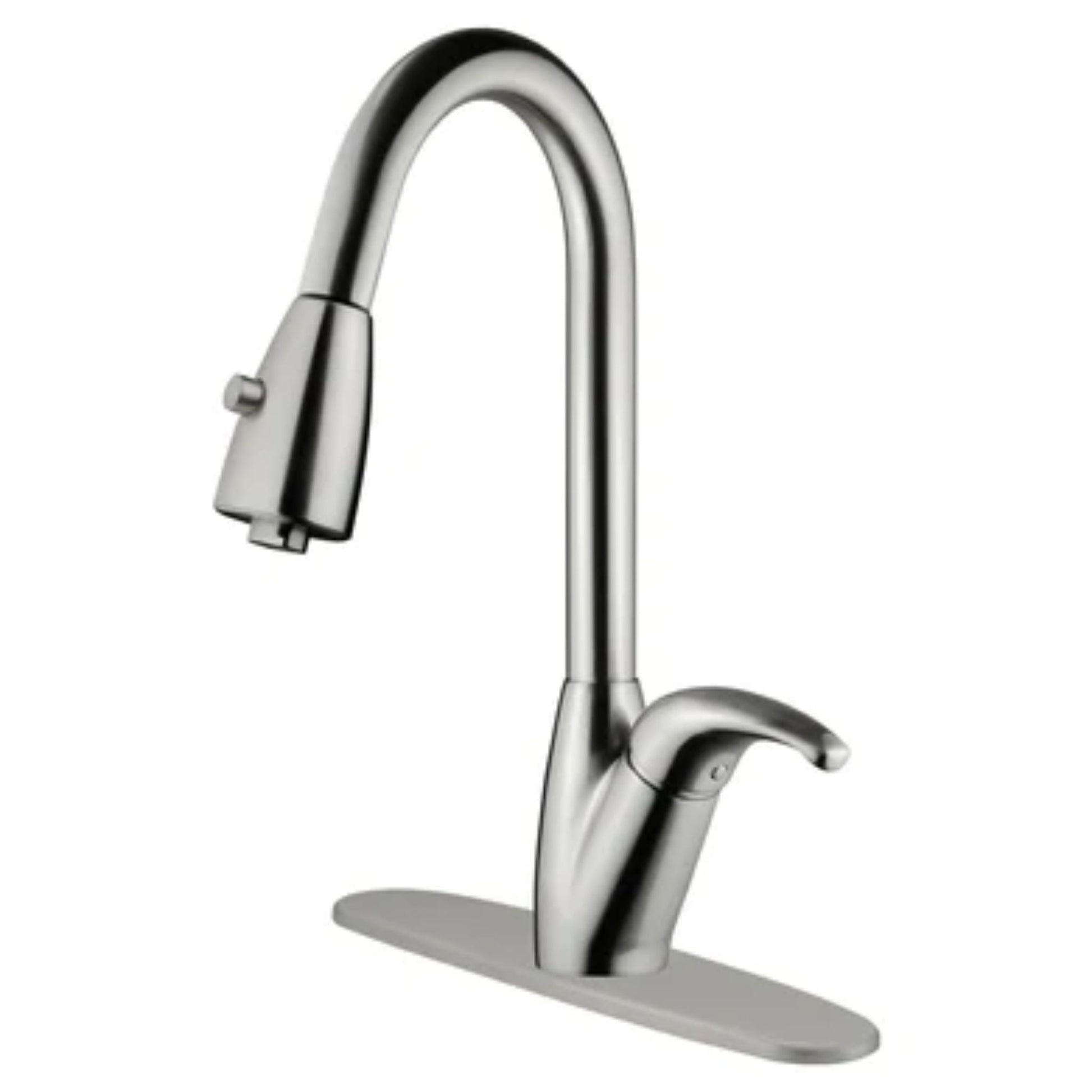 LessCare Brushed Nickel Finish Pull Out Kitchen Faucet - LK12B