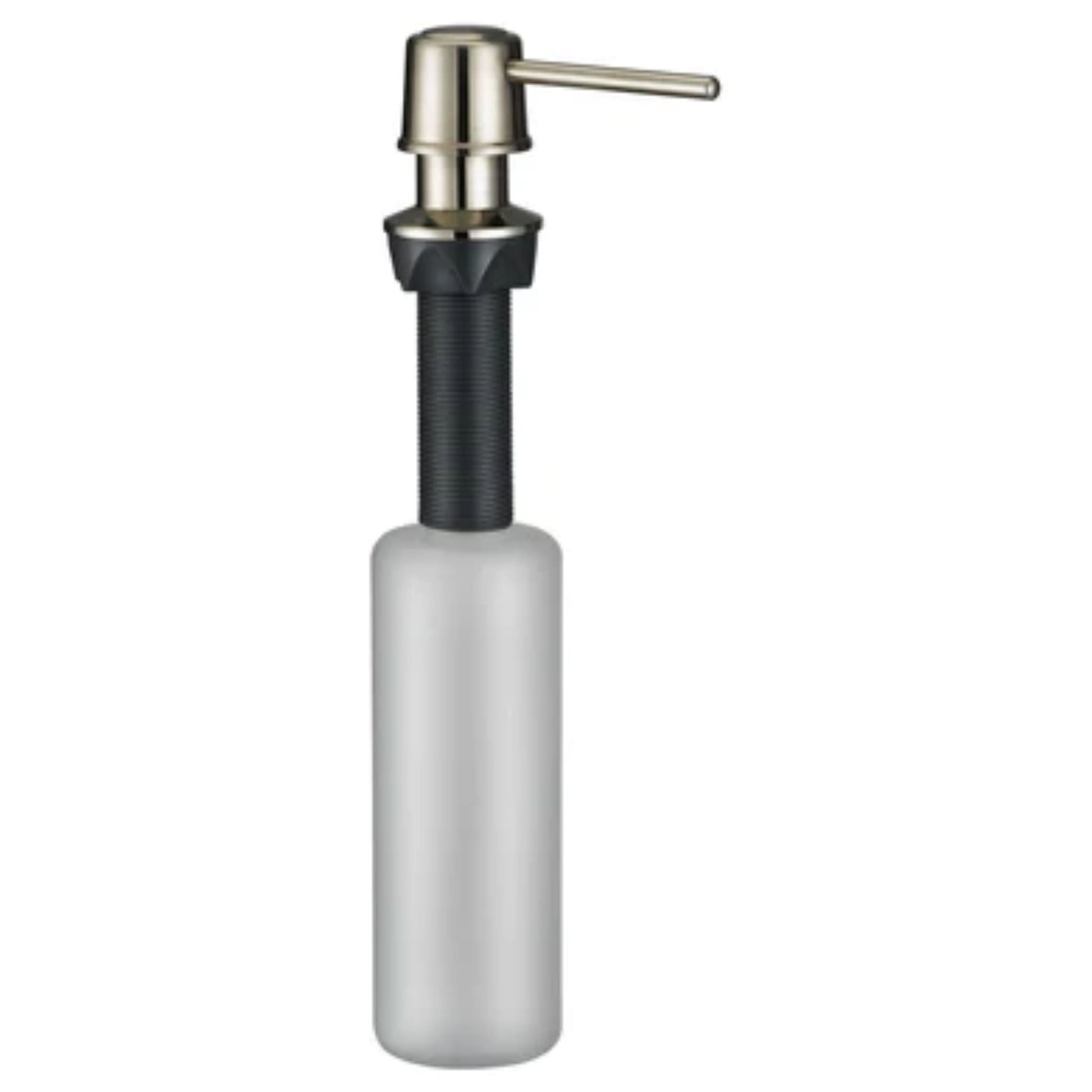 LessCare Brushed Nickel Finish Soap Dispenser
