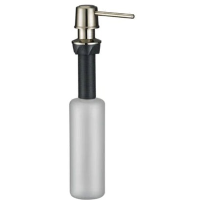 LessCare Brushed Nickel Finish Soap Dispenser