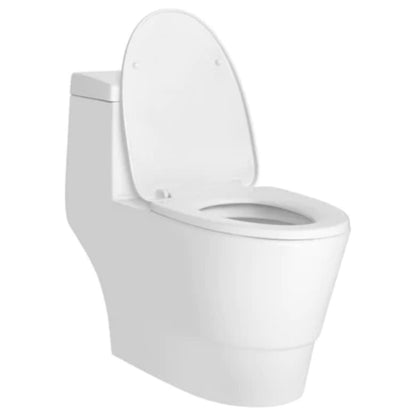 LessCare Dual Flush Elongated One Piece Ceramic Toilet