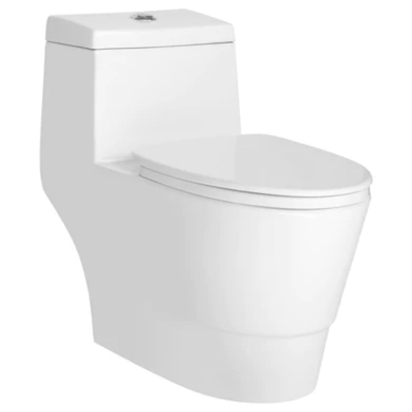 LessCare Dual Flush Elongated One Piece Ceramic Toilet