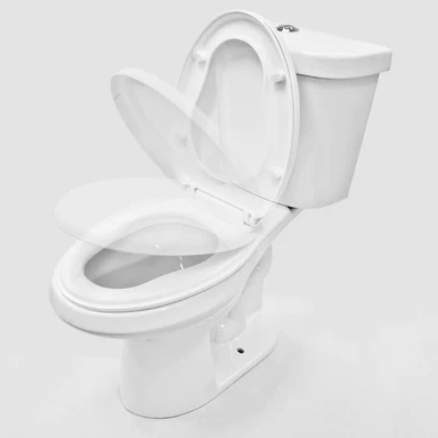 LessCare Dual Flush Elongated Two Piece Ceramic Toilet