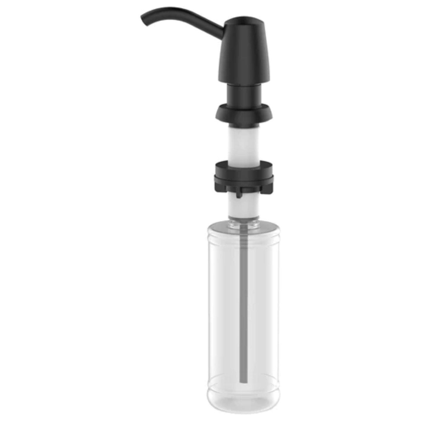 LessCare Matte Black Finish Soap Dispenser