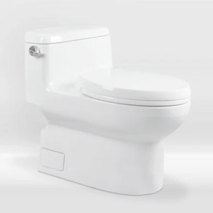 LessCare One Piece Modern Toilet with Soft Close Seat