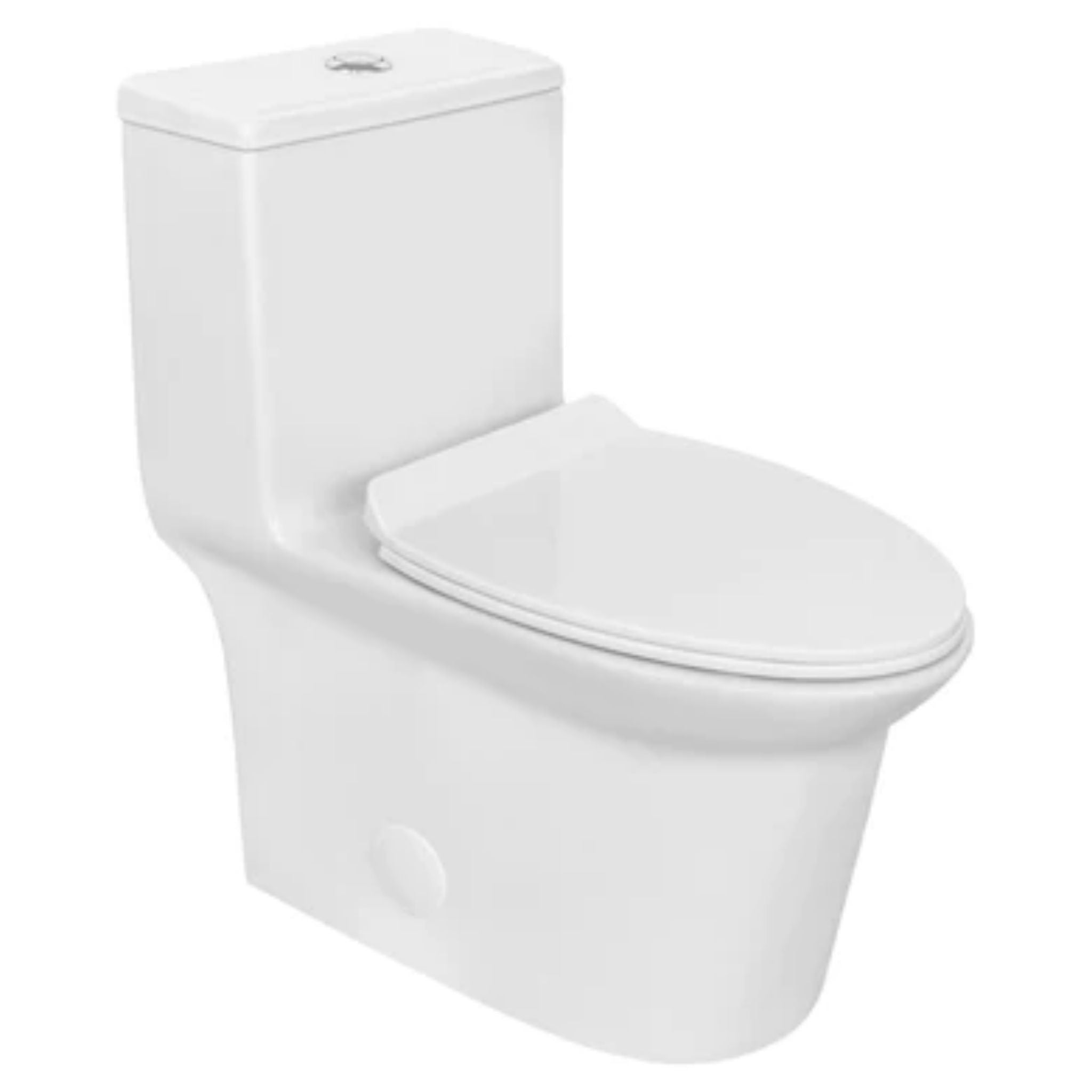 Single Flushing System LessCare Single Flush One Piece Modern Toilet - LT7 – US Bath Store