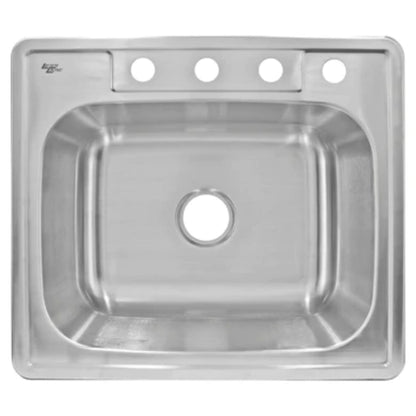 LessCare Top Mount Stainless Steel Single Basin Kitchen Sink - LT64