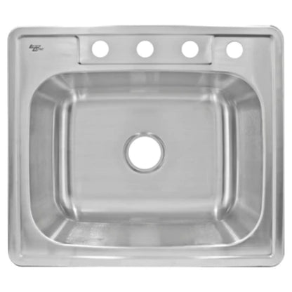 LessCare Top Mount Stainless Steel Single Basin Kitchen Sink - LT84