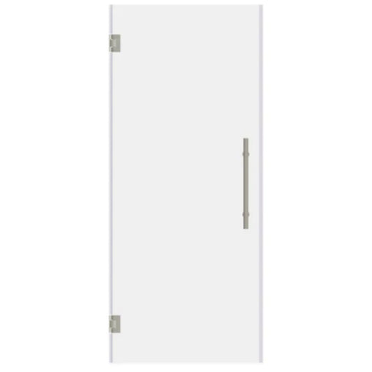 LessCare Ultra-E 24" x 72" Brushed Nickel Swing-Out Shower Door