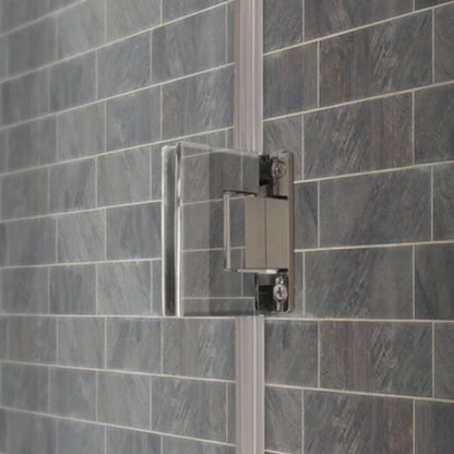 LessCare Ultra-E 24" x 72" Chrome Swing-Out Shower Door