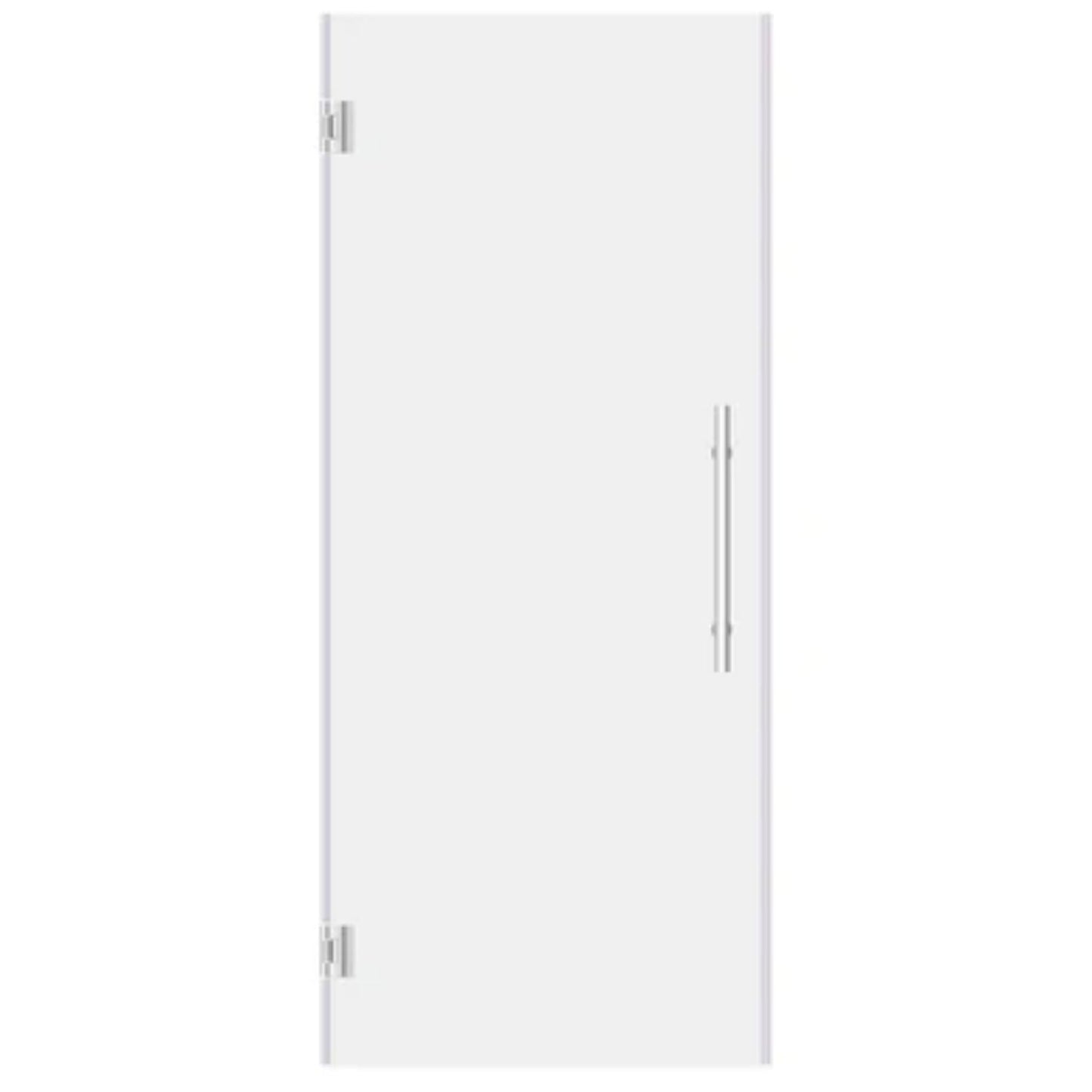 LessCare Ultra-E 24" x 72" Chrome Swing-Out Shower Door