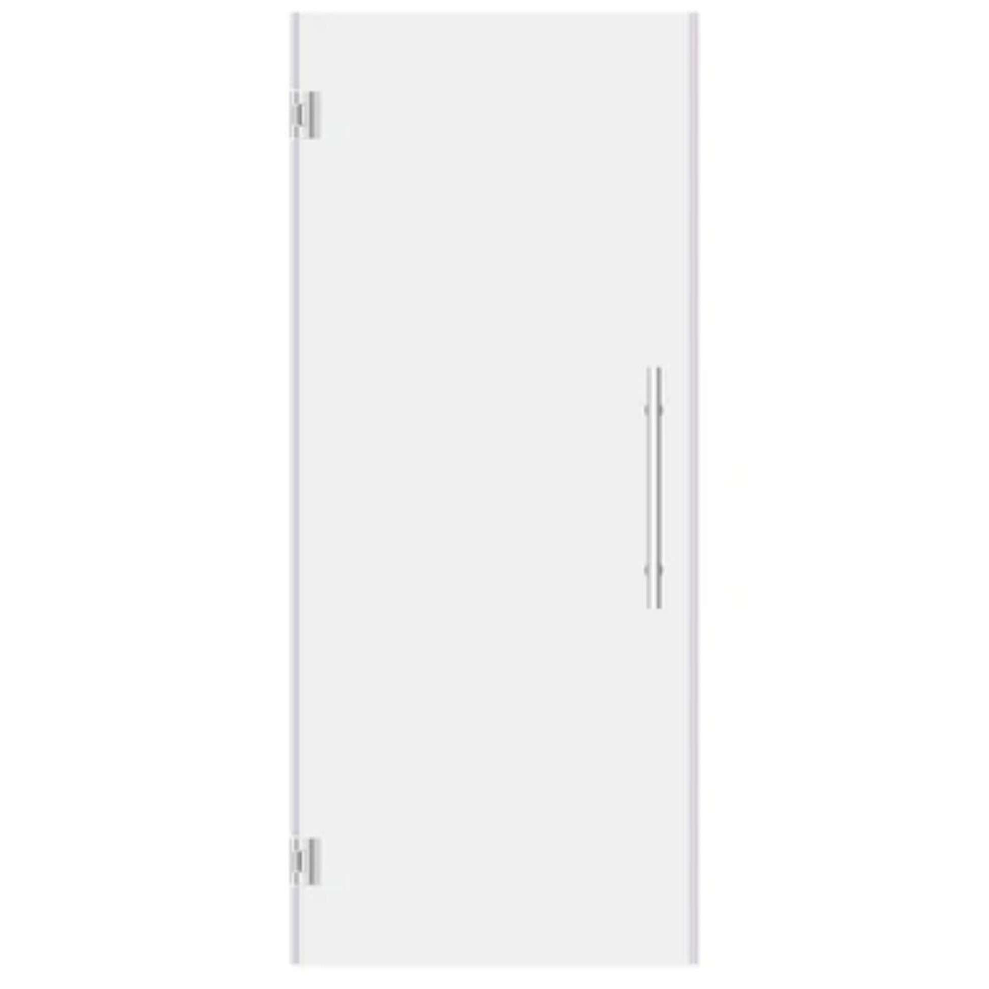 LessCare Ultra-E 24" x 72" Chrome Swing-Out Shower Door