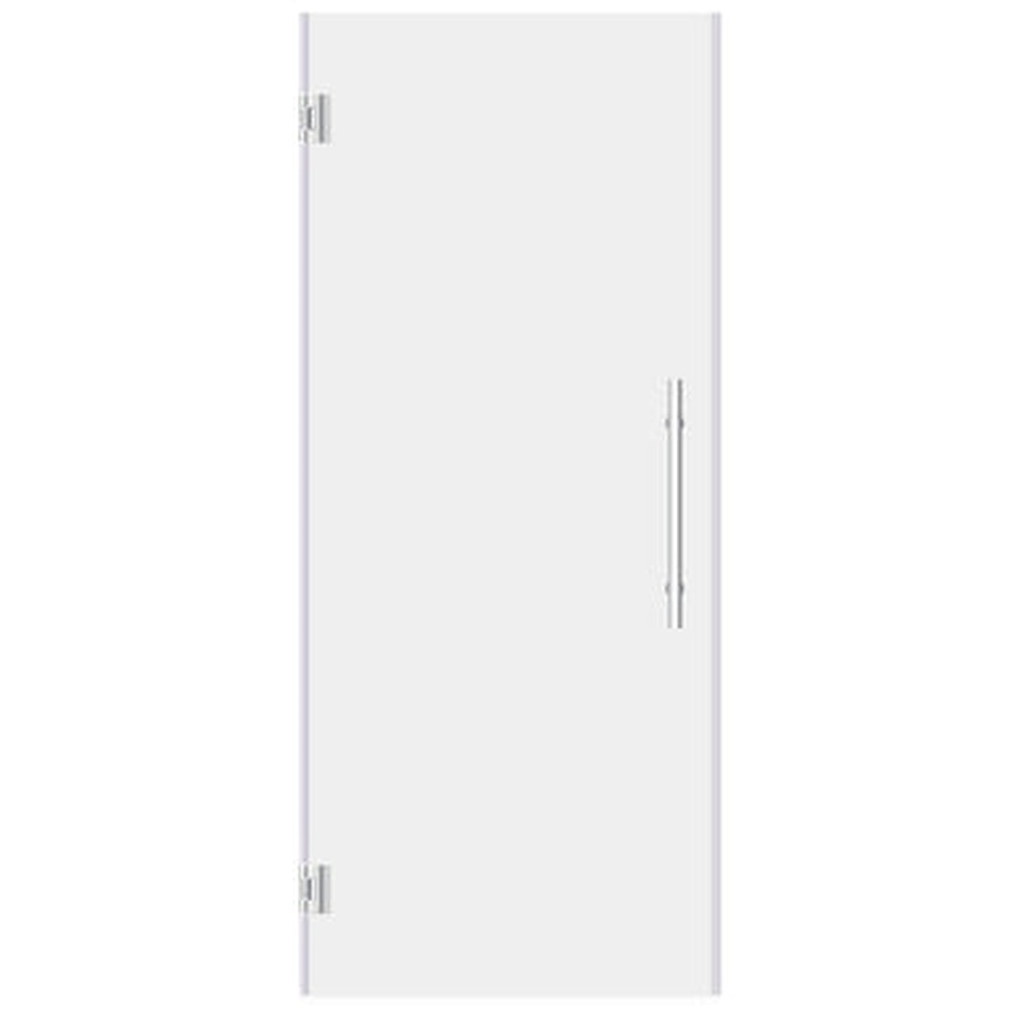 LessCare Ultra-E 30" x 72" Chrome Swing-Out Shower Door