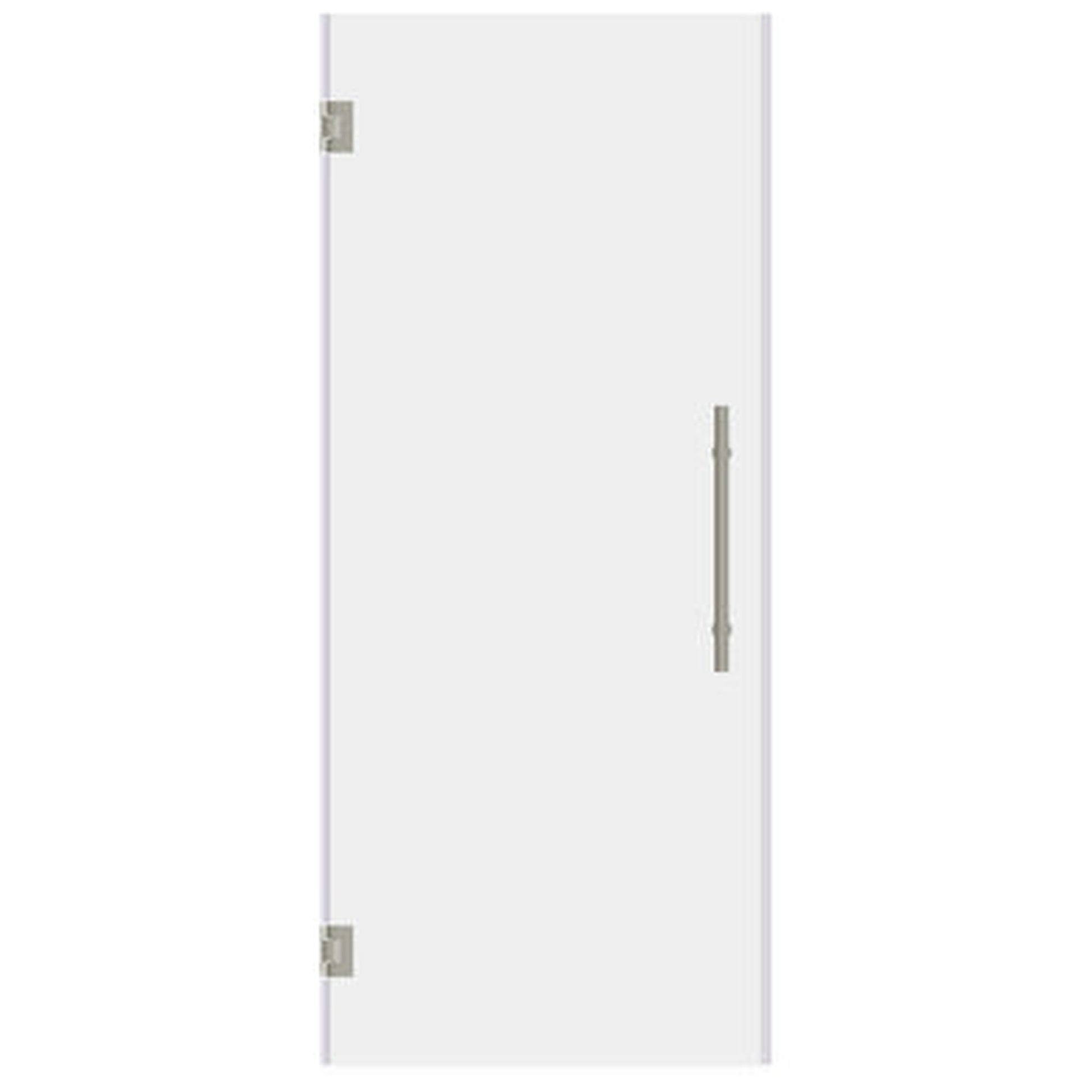 LessCare Ultra-E 36" x 72" Brushed Nickel Swing-Out Shower Door