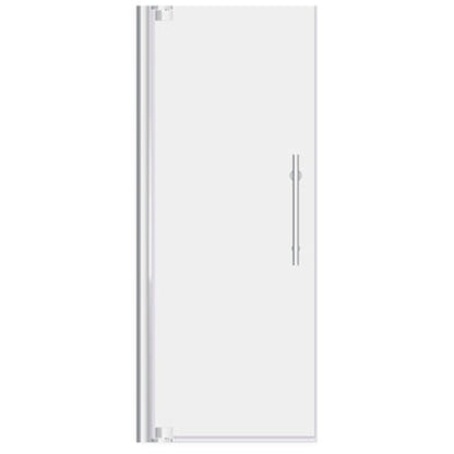 LessCare Ultra-G 29-30" x 72" Chrome Swing-Out Shower Door
