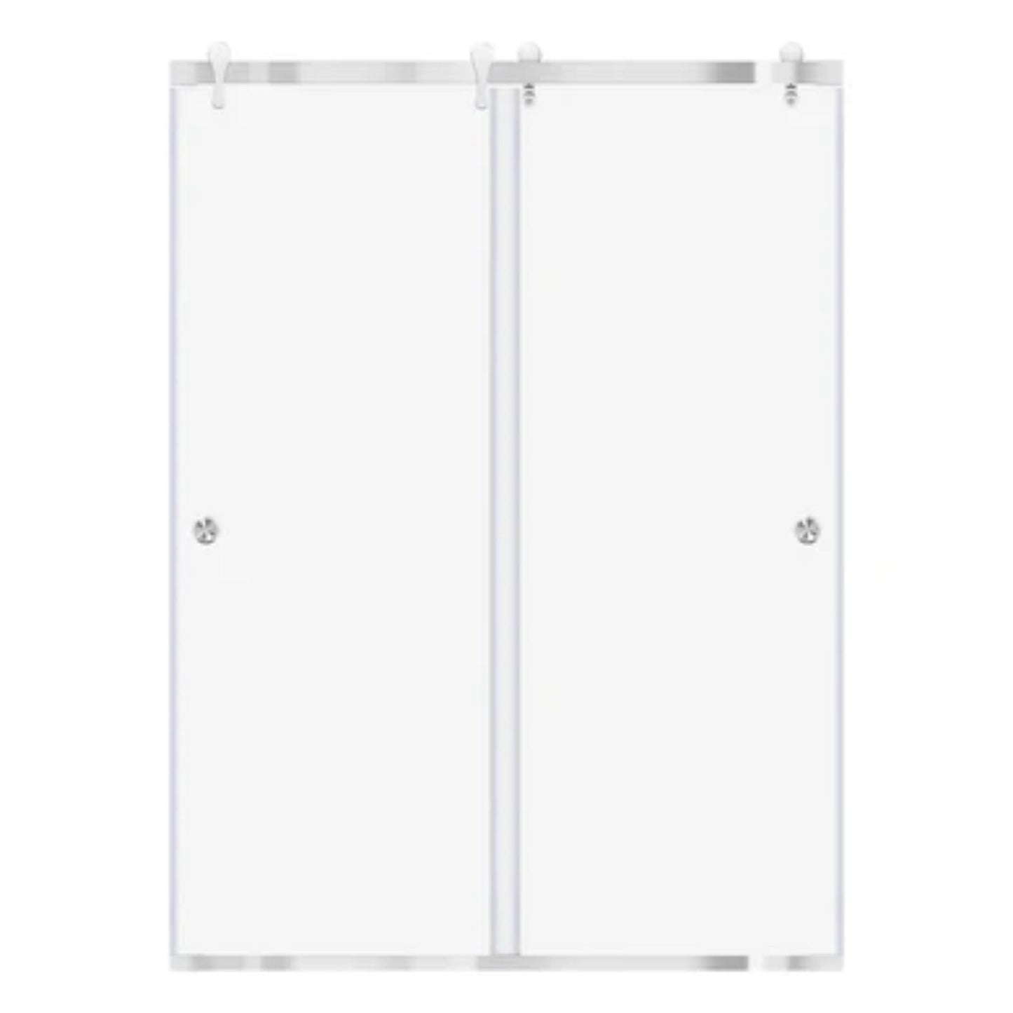 LessCare Ultra-H 45 1/2-48" x 76" Chrome Bypass Sliding Shower Door