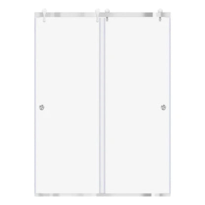 LessCare Ultra-H 57 1/2-60" x 76" Chrome Bypass Sliding Shower Door