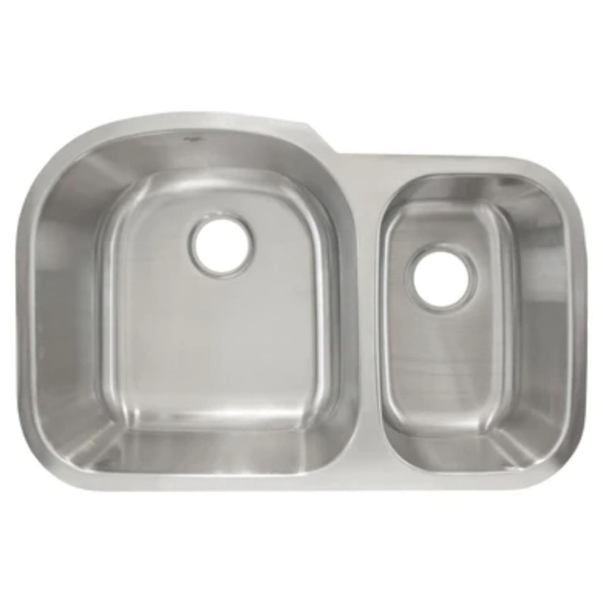 LessCare Undermount Stainless Steel Double Basin Kitchen Sink - L201R