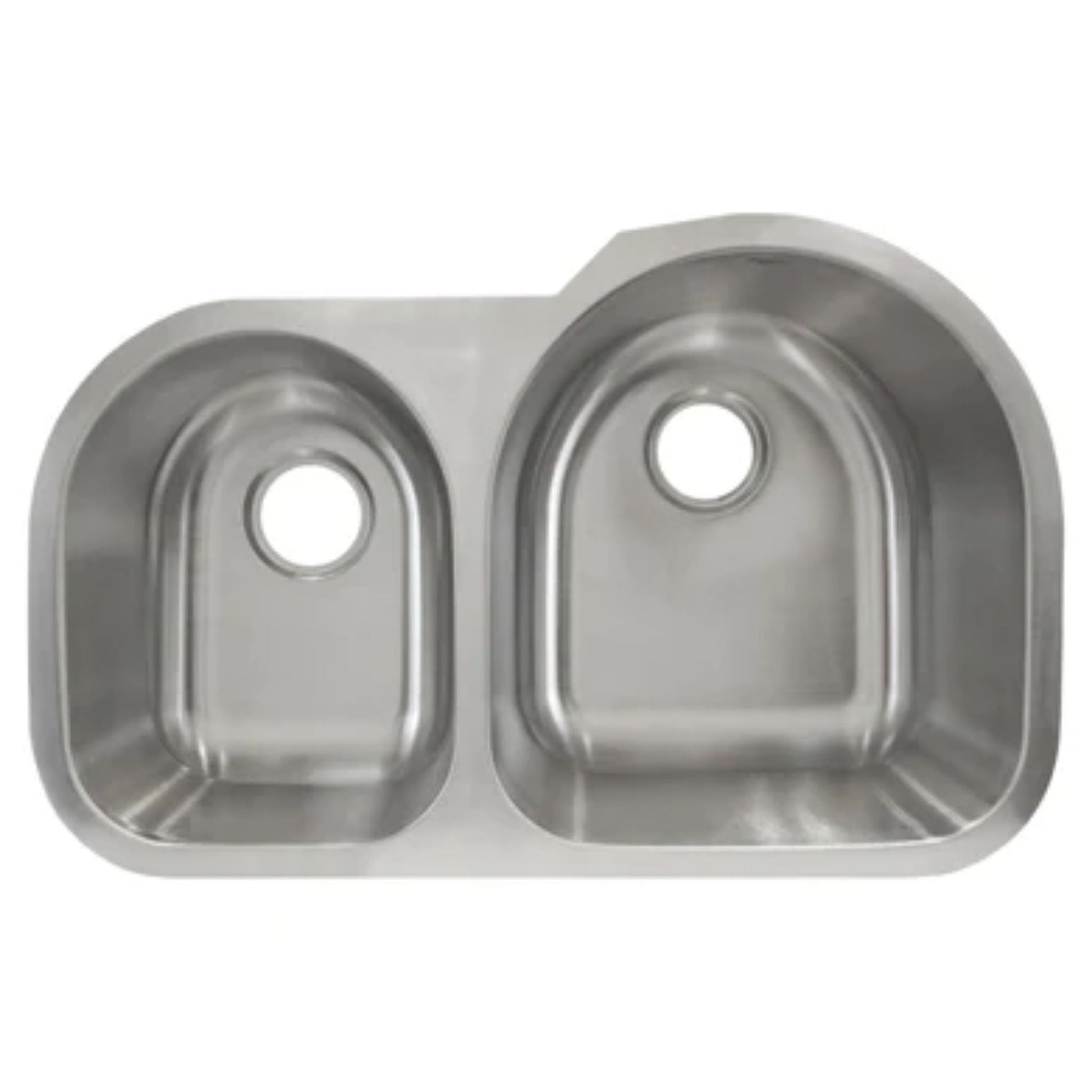 LessCare Undermount Stainless Steel Double Basin Kitchen Sink - L203L