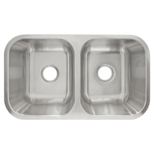 LessCare Undermount Stainless Steel Double Basin Kitchen Sink - L205