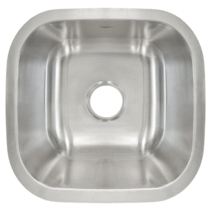 LessCare Undermount Stainless Steel Single Bowl Bar or Prep Sink - L103