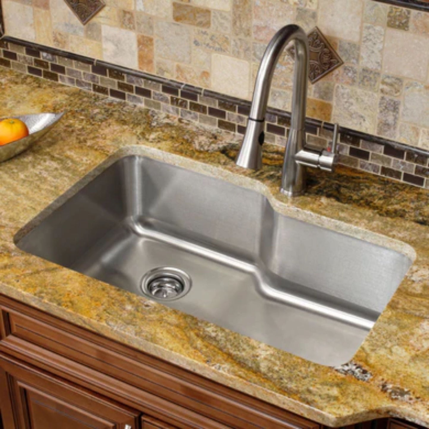 LessCare Undermount Stainless Steel Single Bowl Kitchen Sink - L108