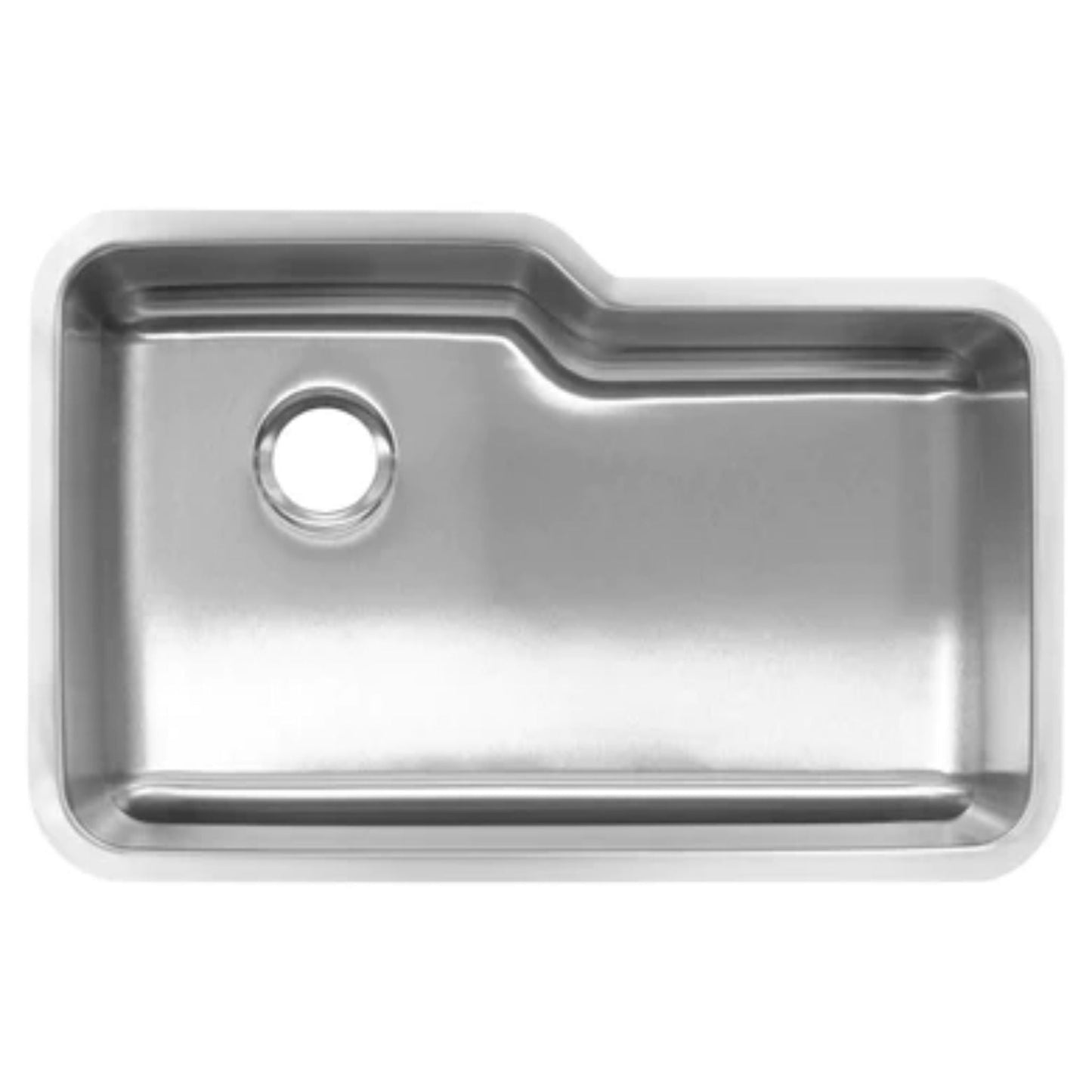 LessCare Undermount Stainless Steel Single Bowl Kitchen Sink - L108
