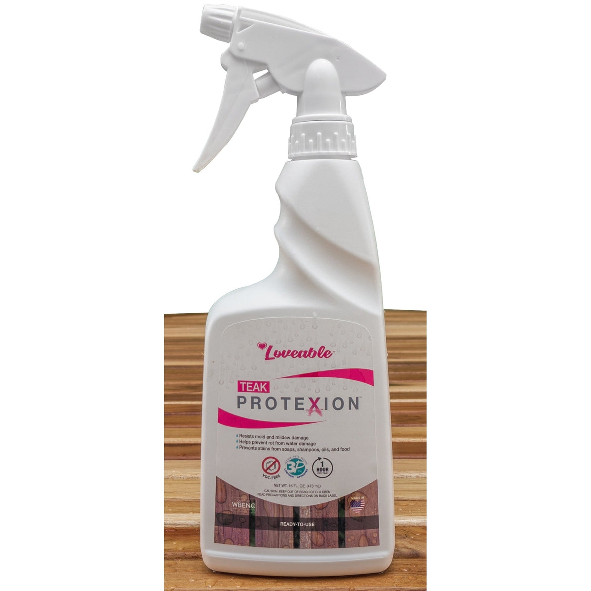 Loveable 16 oz. Spray Bottle Teak Protexion Sealer Protectant – US Bath  Store