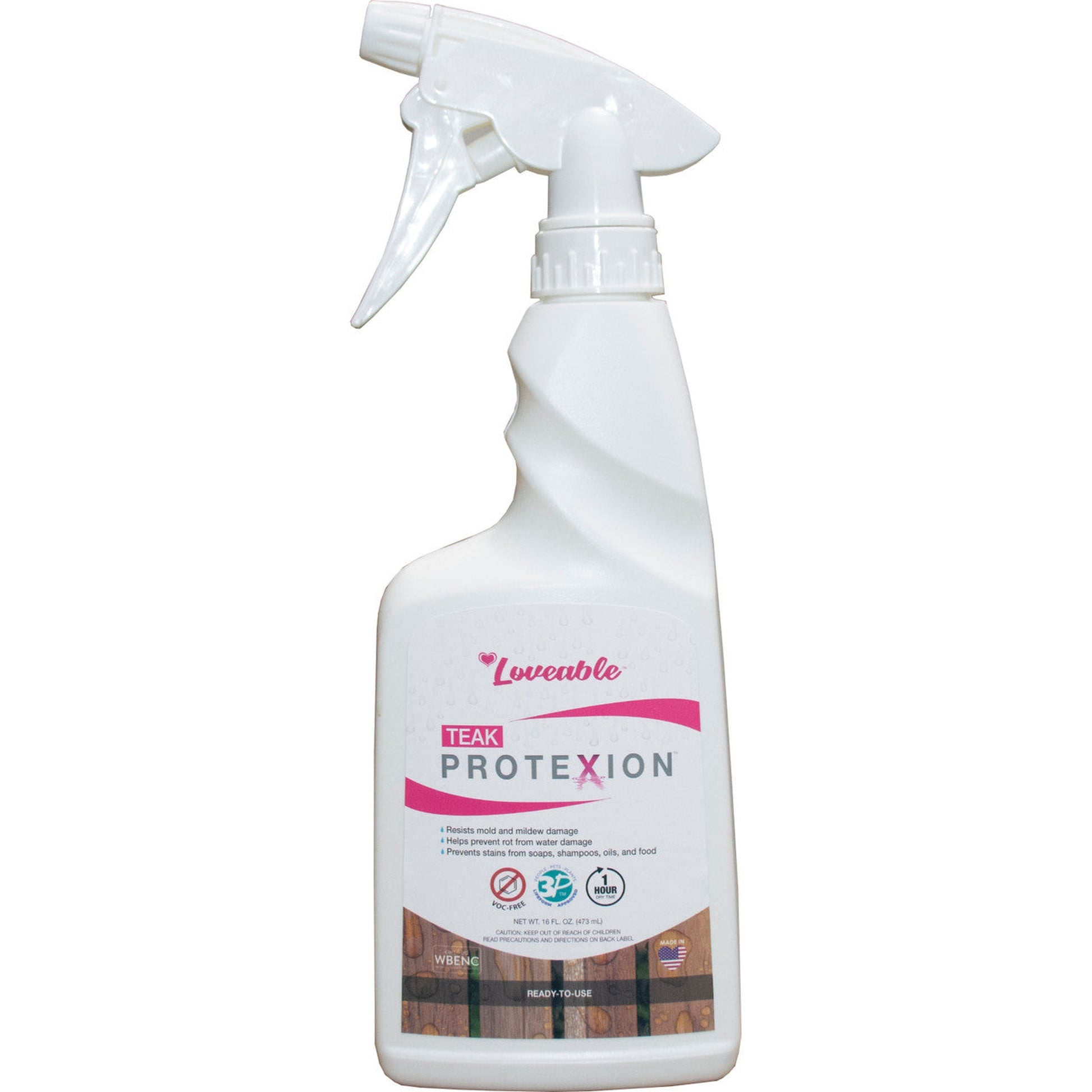 Loveable 16 oz. Spray Bottle Teak Protexion Sealer Protectant – US Bath  Store