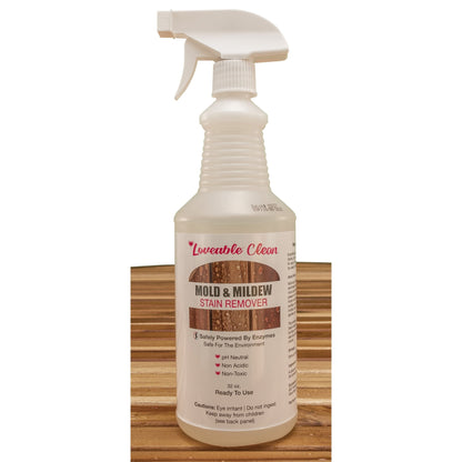 Loveable 32 oz. Spray Teak and Hardwoods Mold and Mildew Stain Remover