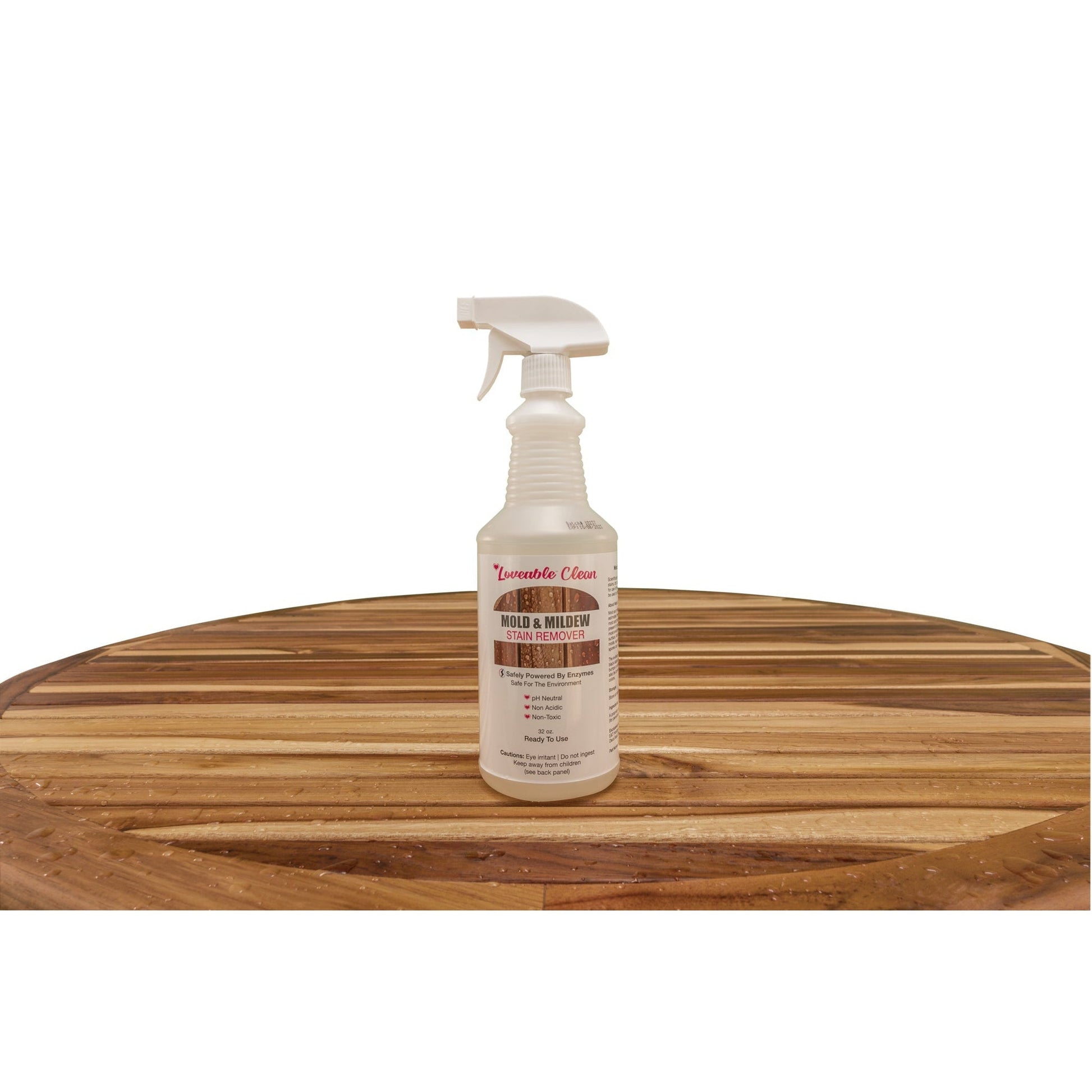 Loveable 32 oz. Spray Teak and Hardwoods Mold and Mildew Stain Remover
