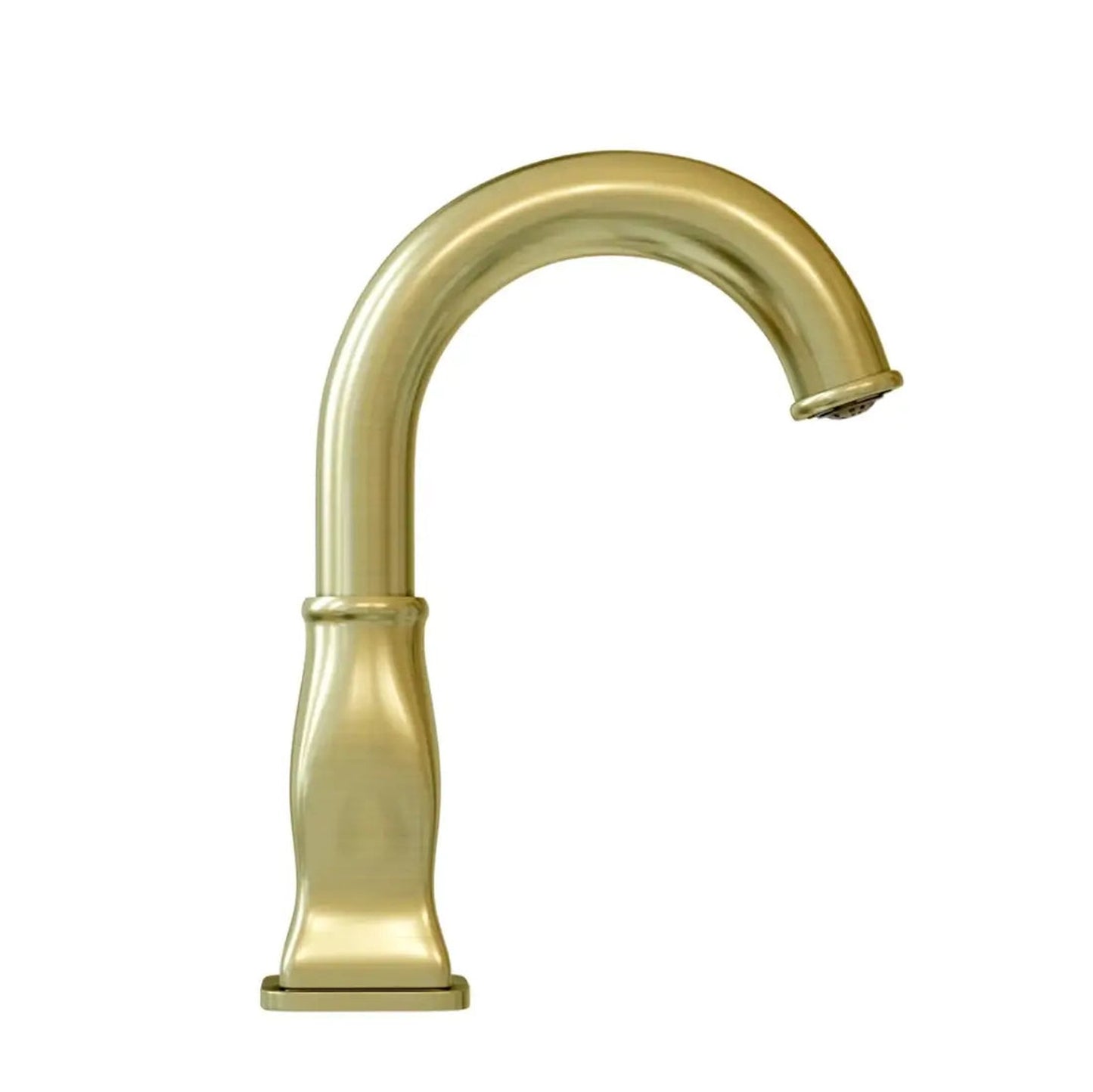 Lulani Aurora Champagne Gold 1.2 GPM Single Hole 1-Handle Brass Faucet With Drain Assembly