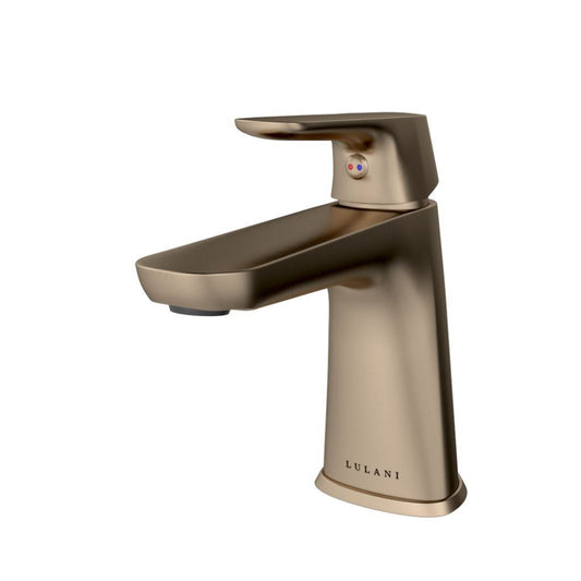 Lulani Bora Bora Brushed Nickel 1.2 GPM Lead Free Brass Material Single Hole Faucet With Drain Assembly