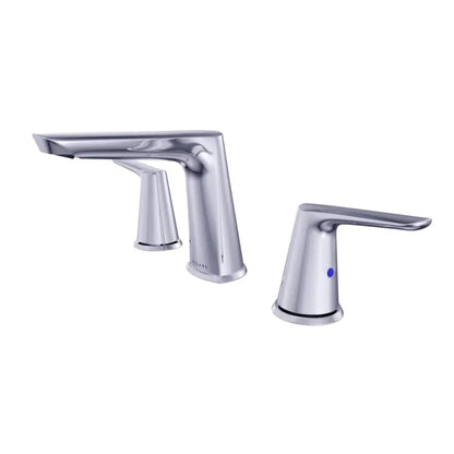 Lulani Bora Bora Chrome 1.2 GPM Widespread Two Handle Faucet With Drain Assembly