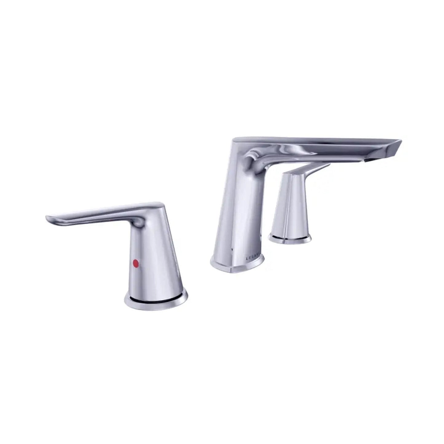 Lulani Bora Bora Chrome 1.2 GPM Widespread Two Handle Faucet With Drain Assembly