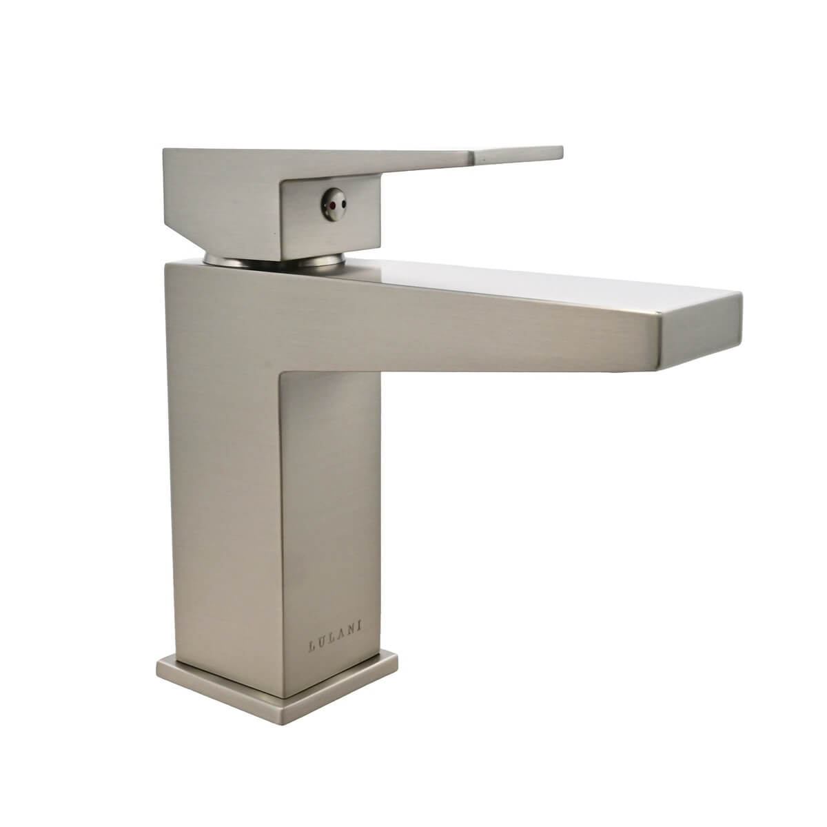 Lulani Boracay Brushed Nickel 1.2 GPM Single Hole Brass Faucet With Drain Assembly