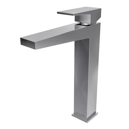 Lulani Boracay Chrome 1.2 GPM Single Handle Vessel Sink Brass Faucet With Drain Assembly