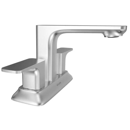 Lulani Corsica Brushed Nickel 1.2 GPM Two Handle Centerset Faucet With Drain Assembly